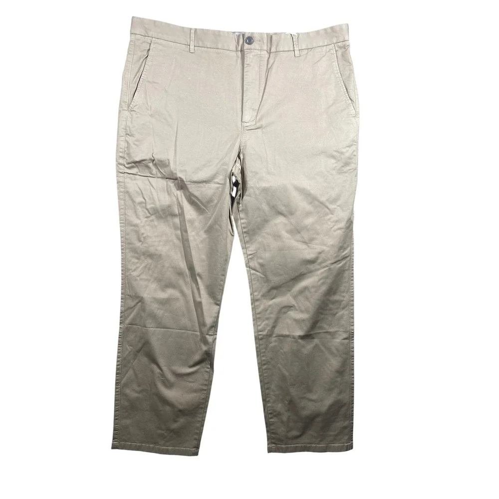 Everlane Chinos Mens 40x30 Khaki New Straight Fit Performance Cotton Pants